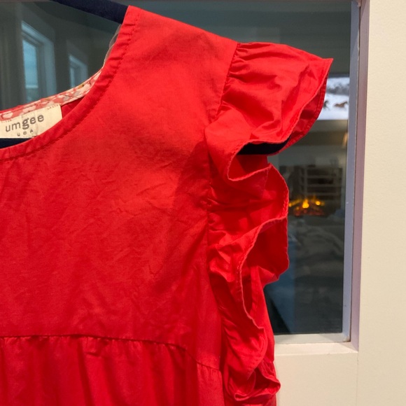 Womens casual red dress, cap sleeves, spring summer, size small NWOT - Picture 5 of 9